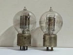 Ultra Rare Western Electric 205-D Globe Matched Pair 61/63 (170%)ORIGINAL Boxes. Fixed Price $3990.00.