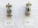 Pair Telefunken 6DJ8 Yellow Tipped Tubes - Used / Amplitrex Test Results. Fixed Price $185.00.
