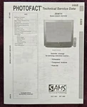 Sams Photofact 4468 Service Manual For Zenith C25A24T, CB27A25Z. Fixed Price $19.90.