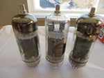 Radio Tubes Two Philips 40KG6 And One Matsushita Used /test Results Included. Fixed Price $69.93.