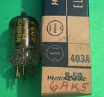 403A/6AK5/EF95 Western Electric 8-59 Date Preamp Vacuum Tube Nib Nos Tested Rare. Fixed Price $17.00.