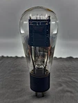 (1) Cunningham CX-381 Globe Rectifier Black Plates Engraved Base Tests Strong. Fixed Price $39.99.