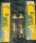 Amperex 1S2A/DY87 Matched Nos Pair Packaging Display Nib Dampening Booster Tubes. Fixed Price $6.99.
