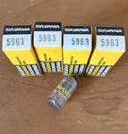 Sylvania 5963 (12AU7) Vacuum Tubes Lot Of 4 Original Boxes! Read!. Fixed Price $39.99.