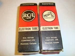 One Matched Pair Of 6SNGTB Tubes, By Rca, Patented Black Plate Design. Fixed Price $29.00.