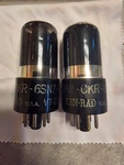 Ken-rad JAN-CKR-6SN7GT "black Beauty" Tubes VT-231 Mil Spec Matched Pair. Fixed Price $315.00.