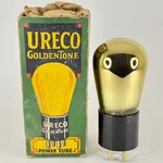 (1) Tested Ureco 112 Tube Goldentone Glass Type Radio Vacuum. Fixed Price $168.95.