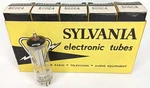Antique 1940S Sylvania Electron Tube Model 50DC With Original Box Set Of. Fixed Price $28.99.