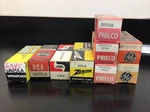 Lot Of 9- Vintage Tubes- Sylvania 6AV5GA, Rca Lindal 6BK4, Zenith 6BK4A,. Fixed Price $9.99.