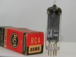 1952 Rca 35B5 Nos Nib 5600GM Black Box Plate Square Getter Serious Tubes R997. Fixed Price $7.00.
