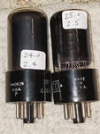 6V6GT/G Raytheon Matched Pair MAXIMATCHER2 Tested (2)TUBE Lot. Fixed Price $45.00.
