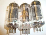 Three 6C4 Tubes, Rca, Philips &marconi, Black Plates. Fixed Price $9.50.