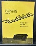 Vintage Heathkit Assembly Manual GD-1A Grid Dip Meter Original 1952. Fixed Price $20.00.