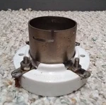 Johnson 123-0211 Type Jumbo Pin Ceramic Tube Socket & 872A Base A4-29. Fixed Price $17.95.