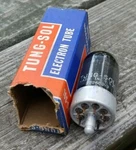 Vintage Nos/nib Tung-sol 14Q7 Metal Base Vacuum Tube Tests X 2 (96% & 93%). Fixed Price $13.50.
