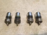 Vintage Sylvania Radio Tubes (VT-185) Qty 4. Fixed Price $7.00.
