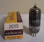 Admiral 2CY5 Supertron Electronic Tube In Box. Fixed Price $7.67.