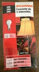 Sylvania PS25 3WAY 100/200/300 Watt Mogul Base Replacement Light Bulb (1 Pack). Fixed Price $19.99.