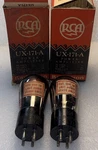 Matched Pair Rca UX-171A Engraved Base Globe Vacuum Tubes New In Box TV7 Nos. Fixed Price $80.00.
