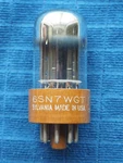 Vtg Sylvania 6SN7WGT Vacuum Tube Brown Base Chrome Top Gm Tested 96/99 Usa. Fixed Price $36.50.