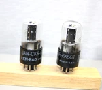 Nos 2 Ge Ken-rad Matched Jan-ckr 6X5GT Rect Tubes Tested On 539B Same Dates. Fixed Price $36.99.