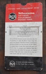 Vintage Rca Silverama Picture Tube Replacement Interchangability Guide PRE-1963. Fixed Price $5.95.