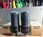 6V6GT Jan Crc VT-107A Rca Matched Pair Audio Tubes Nos Nib Etracer* #12B52. Fixed Price $279.99.