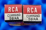 Two Rca 5814A Tubes / Command 1967 Nos In Box Amplitrex Tested 12AU7 ECC82. Fixed Price $229.00.