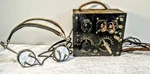 Rca Radiola Iii R-1 Antique Rcvr. 1924 W/WD-11 Tubes C. Brandes Headphones. Fixed Price $125.00.