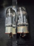 Matched Pair (2) Jan Ge 6550A Audio Vacuum Tubes Test Nos. Fixed Price $155.00.