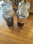 Type 36 Sylvania Rca St Bottle Pair Beam Power Vacuum Tubes. Fixed Price $45.00.