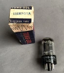 Tung-sol 12SN7 Gta Tube Short Bottle Chrome Dome Shaped Black Plates. Fixed Price $16.75.