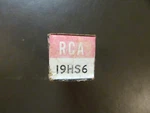 19HS6 Rca Vintage Vacuum Tube, (new Box / Old Stock). Fixed Price $6.75.
