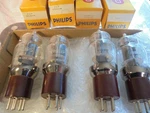 Philips 807 + QE06/50 Nos Quad Of New Old Stock Box Vintage Valves Tubes. Fixed Price $331.50.