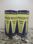Lot Of Vintage Philco Model 26 Radio Tubes Nos. Fixed Price $40.00.