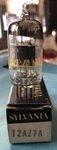 1EA Sylvania 12AZ7A Vacuum Tube. Nos. Double Triode.. Fixed Price $6.99.