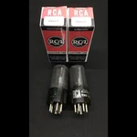 Great Pair Rca 6V6GT Smoked Glass Dual Getter Vintage Amp Vacuum Tubes O.9767. Fixed Price $69.95.
