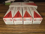 4 Four Raytheon 12AX7A ECC83 Black Plate Vintage Vacuum Tubes. Fixed Price $199.00.