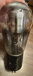 UX-874 Radiotron Balloon Globe Engraved Base Gold Plated Pins Nos Regulator Tube. Fixed Price $150.00.
