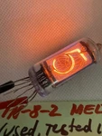 1X IN-8-2 Melz Fine Grid (IN8 IN14 IN16 Nixie Tube Clock (used, Tested 100%). Fixed Price $44.99.