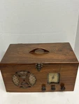 1940 Vintage Meissner Wooden Tube Radio Model K9 10-1199. Fixed Price $149.00.