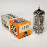 (1) Tested 6BV8 Tube With Box Date Code Sw General Electric Twin Diode. Fixed Price $7.95.
