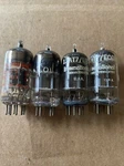 Four 12AT7 Vacuum Tubes, Tungsol Amperex Test Good. Fixed Price $32.99.