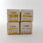 4 X CV850 Mullard Tube. Black Plates. 1960S Amry Prod. Matched Quad Ah Ena. Fixed Price $135.99.