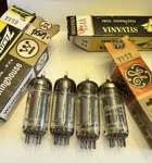 X 6S4A Black Plates Top Getter Usa Nos Tubes. Fixed Price $34.80.