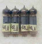 6P14P-EV EL84 6BQ5 IA=48 Matched / Selected Quad Reflektor Strong 100%TESTED. Fixed Price $60.00.