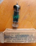 Sylvania Jhs 6X4WA Rectifier Tube Black Plates Gold Pins Tested Ecd 6609 Usa. Fixed Price $16.98.