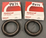 (qty 2) National Red Series Wheel Seals For 19,000 Lb Trailer Axles # 370036A. Fixed Price $67.50.