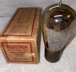 Scarce Rca Radiotron Ge UV-202 Brass Base Transmitter Tube New In Box. Fixed Price $200.00.
