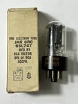 ONE(1) TV7D/U Tested ' 1951 Clear Glass Rca Jan Crc 6SL7GT Tube Wrong Box Used!!. Fixed Price $25.49.